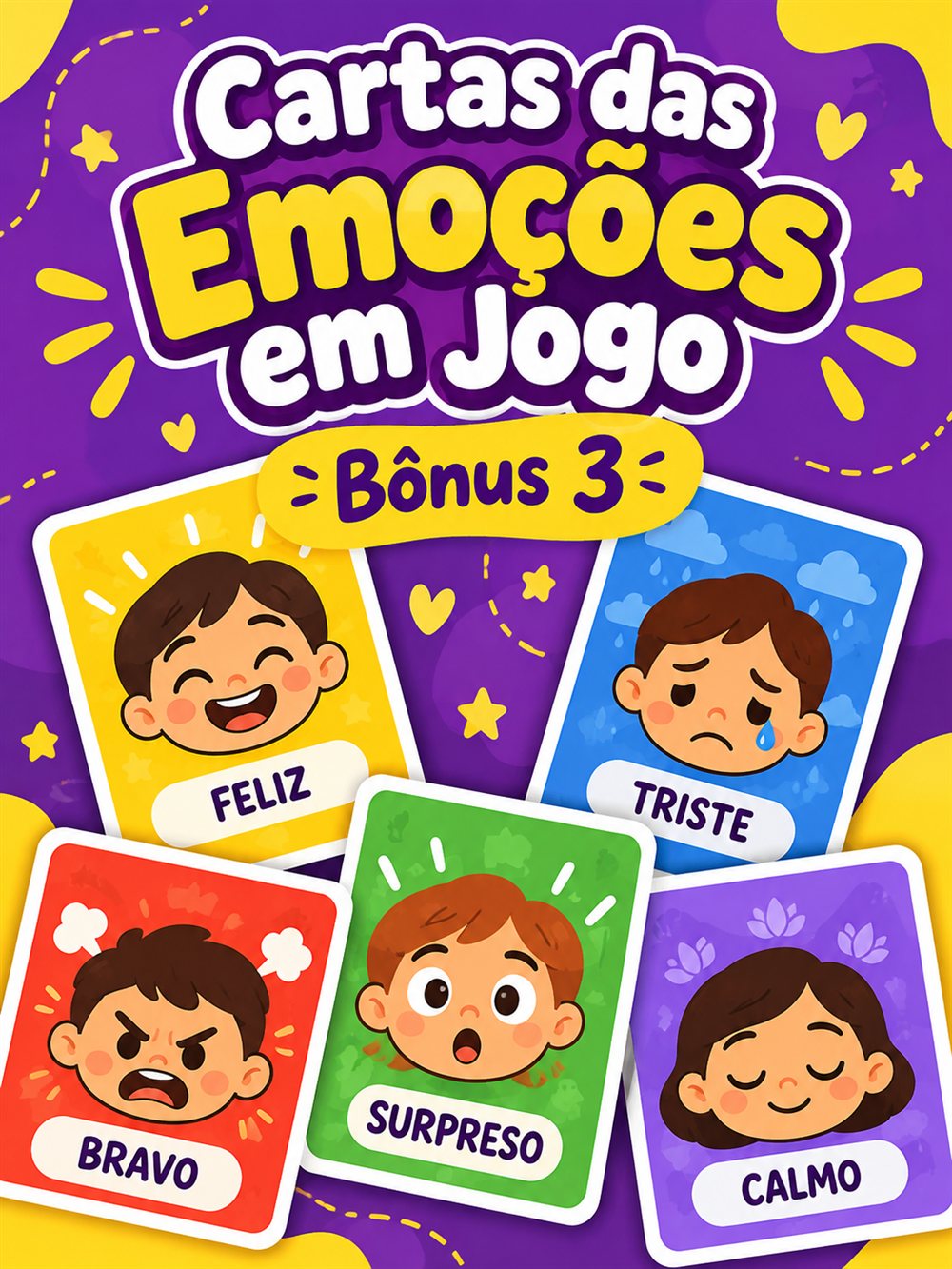Bônus 3: Cartas das Emoções em Jogo